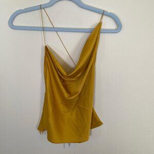 12th Tribe Gold Strappy Blouse